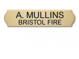 Name Plate NP300hr - 2-1/4" w x 1/2" h